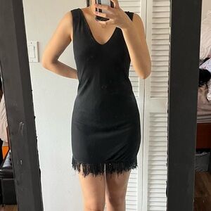 Mango Suit Collection Black Sleeveless Dress